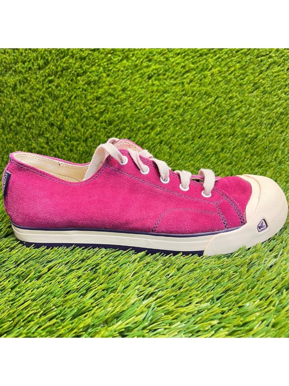 Keen Coronado‎ Girls Size 6Y Pink Ivory Athletic Walking Skate Shoes Sneakers